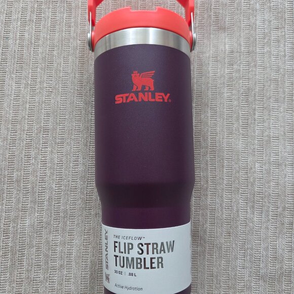 Stanley IceFlow Flip Straw Tumbler 30oz – Plum, New - Picture 4 of 9